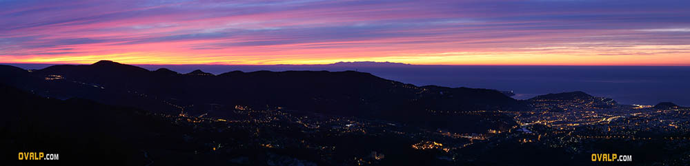 Corse vue depuis Nice