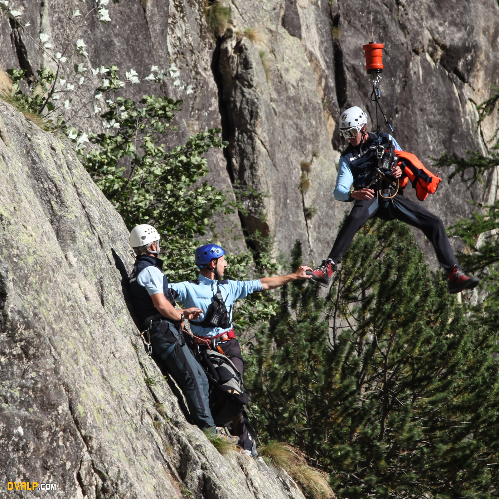 Secouristes Choucas 05 EC145 PGHM Briançon