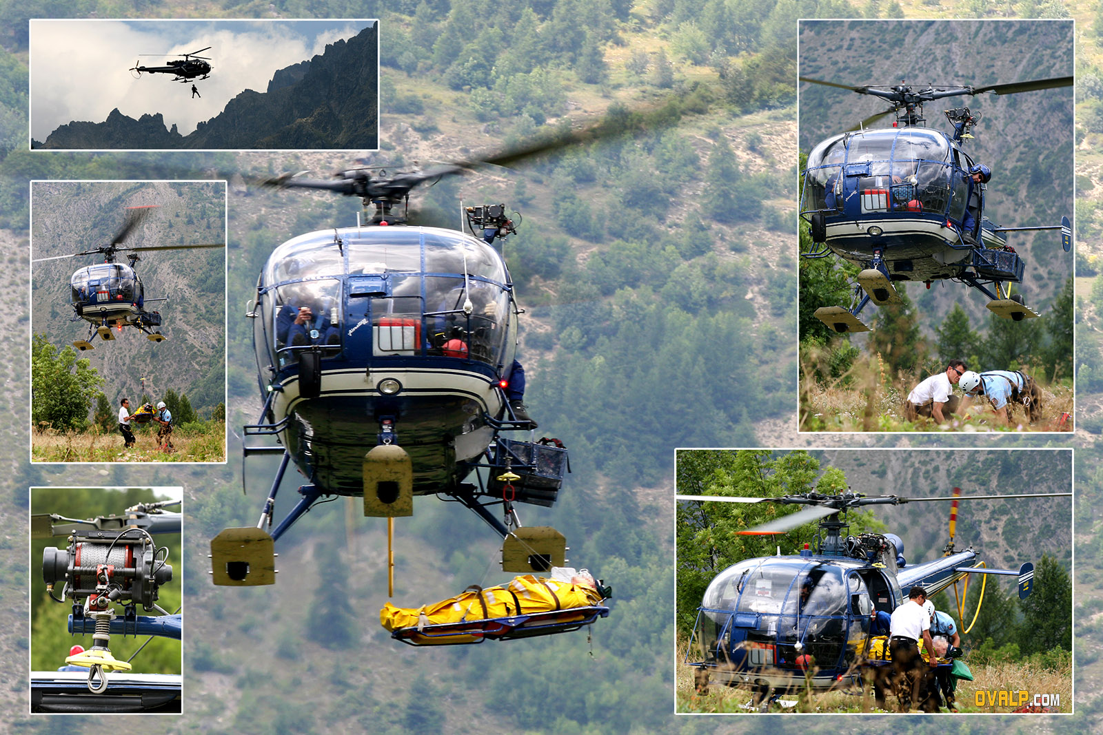 Helico PGHM Allouette 3 composition