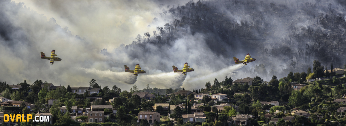 canadair cl 415 montage photo