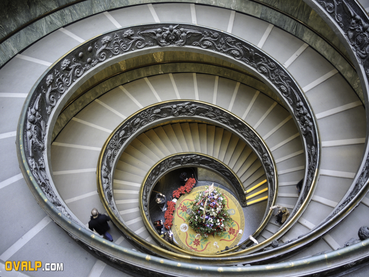 Escalier de Bramante Rome Vatican / Staircase of Bramante Rome Vatican
