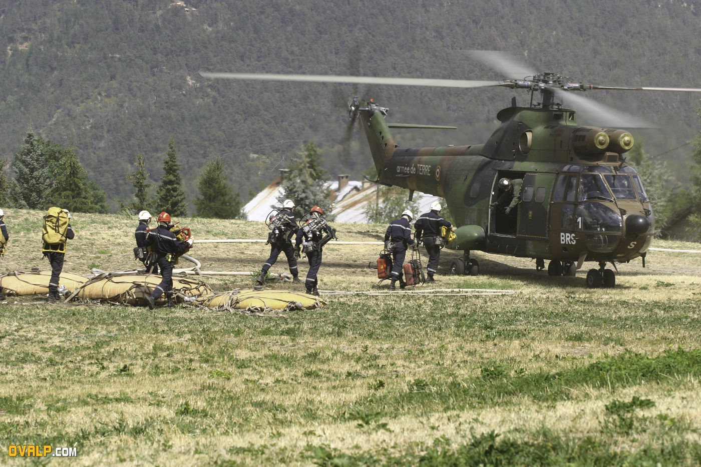 Feu Les Vigneaux 2003 Canadairs 24